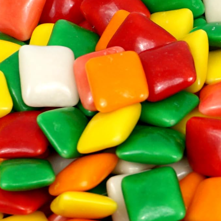 1/4 Lb. ASSORTED CHICKLET GUM TABLETS