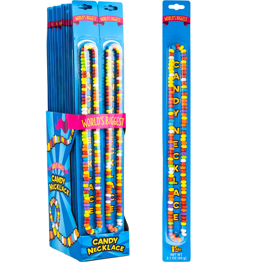 WORLD'S BIGGEST CANDY NECKLACE 2.1 OZ