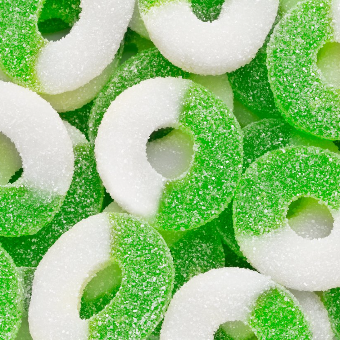 1/4 Lb. Albanese Gummi Apple Rings