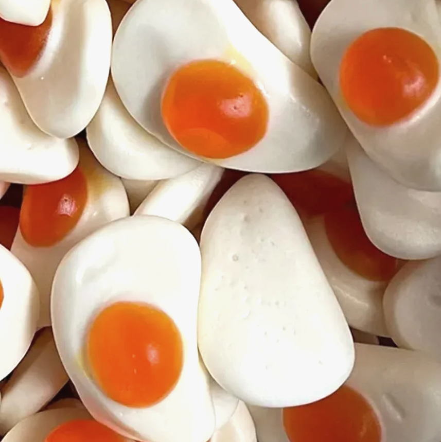 1/4 Lb. Gummi Fried Egg