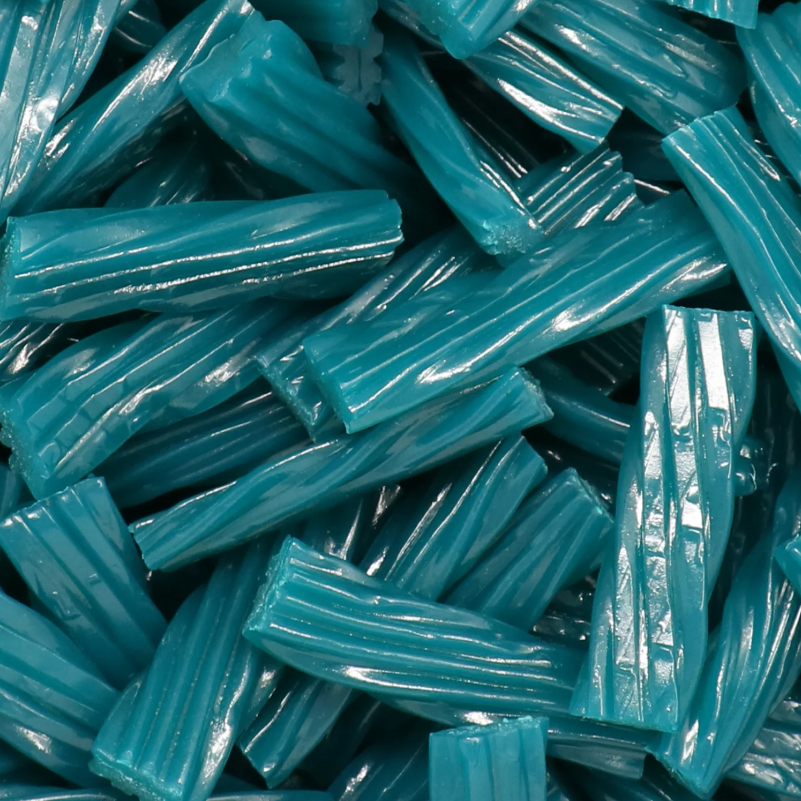 1/4 Lb. Kenny's Blue Raspberry 2" Jumbo Twists