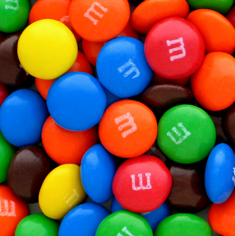 1/4 Lb. M&M'S PLAIN MILK CHOCOLATE