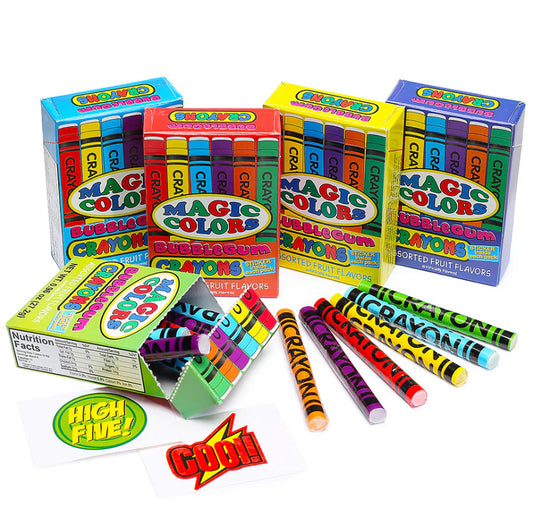 Magic Colors Bubble Gum Crayons