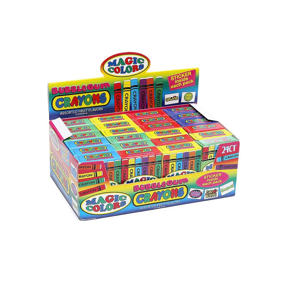 Magic Colors Bubble Gum Crayons